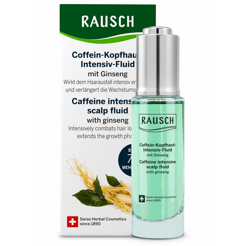 Fluid Intensiv cu Ginseng si Cafeina impotriva caderii parului, 30 ml, Rausch