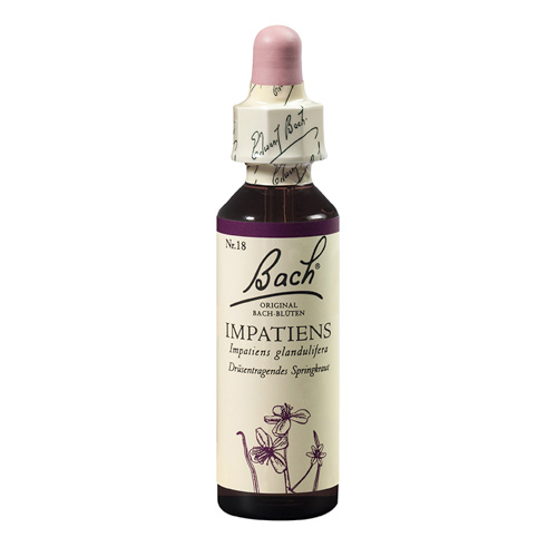 Picaturi slabanog Impatiens Original Bach, 20 ml, Rescue Remedy