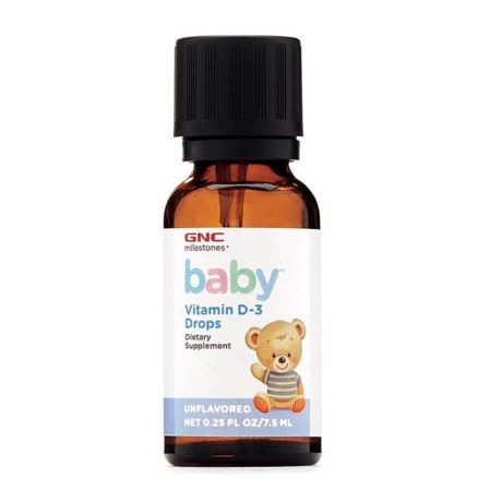 Baby Vitamina D3 Picaturi (424683), 7.5 ml, GNC 647953