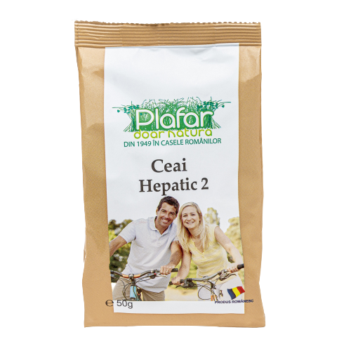 Ceai hepatic 2, 50 g, Plafar