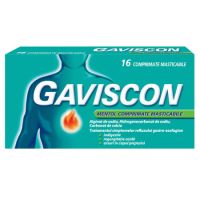Gaviscon Mentol, 16 comprimate masticabile, Reckitt Benckiser Healthcare