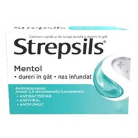 Strepsils Mentol, 24 pastile, Reckitt Benckiser Healthcare