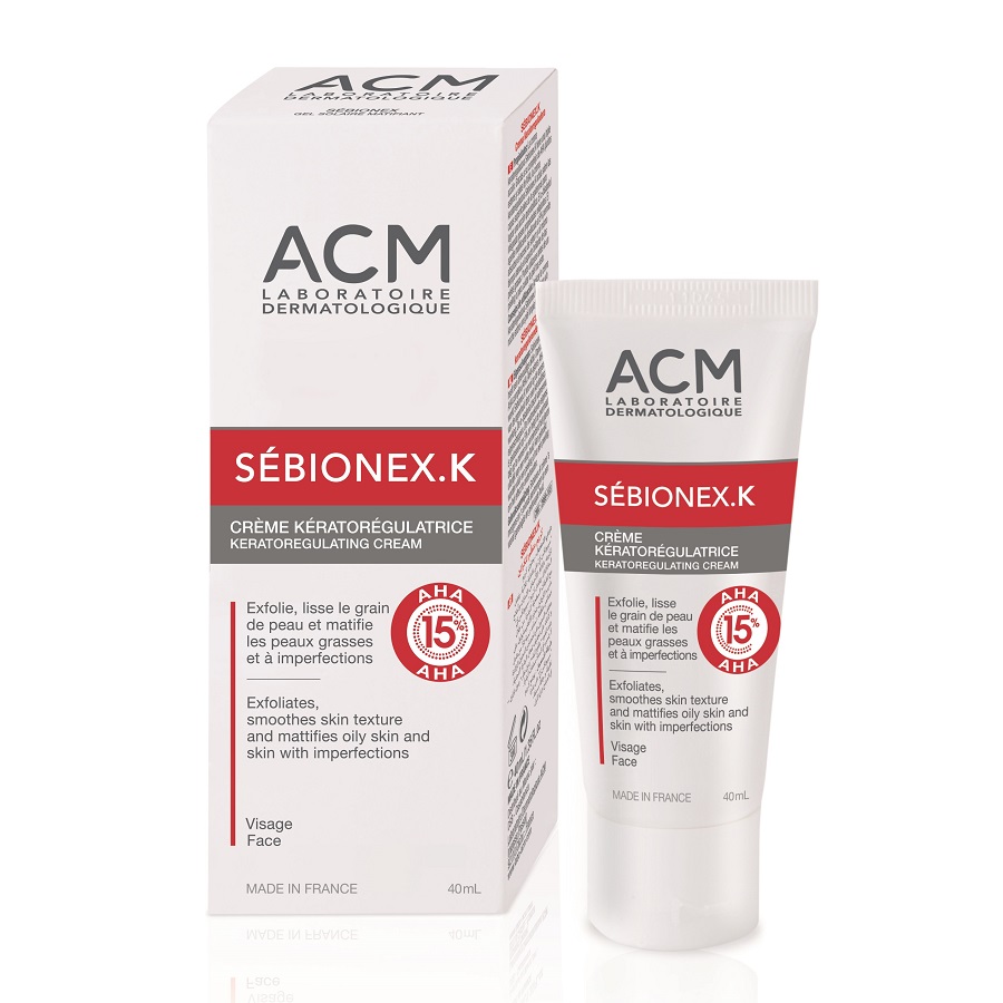 Crema cheratoreglatoare, Sebionex K, 40 ml, Acm