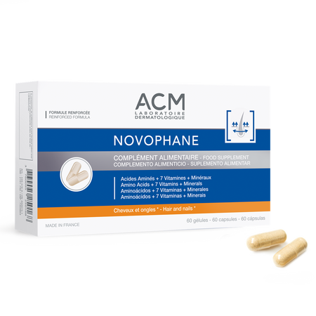 Pachet capsule pentru par si unghii Novophane, 3 x 60 capsule, Acm 663434