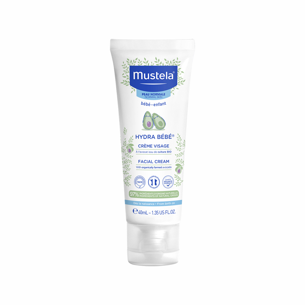 Crema hidratanta de fata pentru piele normala Hydra Bebe, 40 ml, Mustela