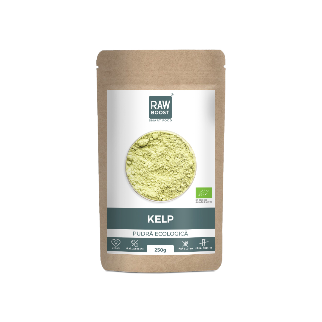 Pudra cruda Eco Kelp, 250 g, RawBoost