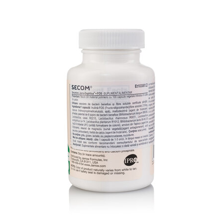 Probiotic Jarro Dophilus + Fos Jarrow Formulas, 100 capsule, Secom 725565