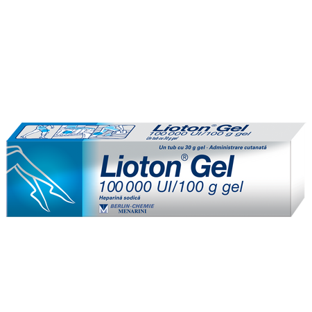 Lioton Gel, 100000 U.I./100 g, 30 g, Menarini