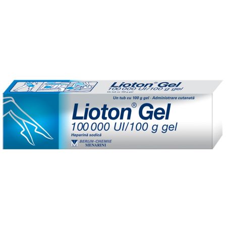 Lioton Gel, 100000 U.I./100 g, 100 g, Menarini