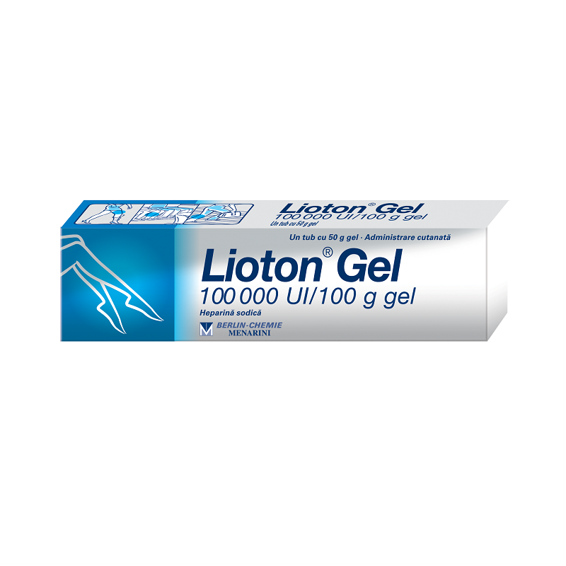 Lioton Gel, 100000 U.I./100 g, 50 g, Menarini