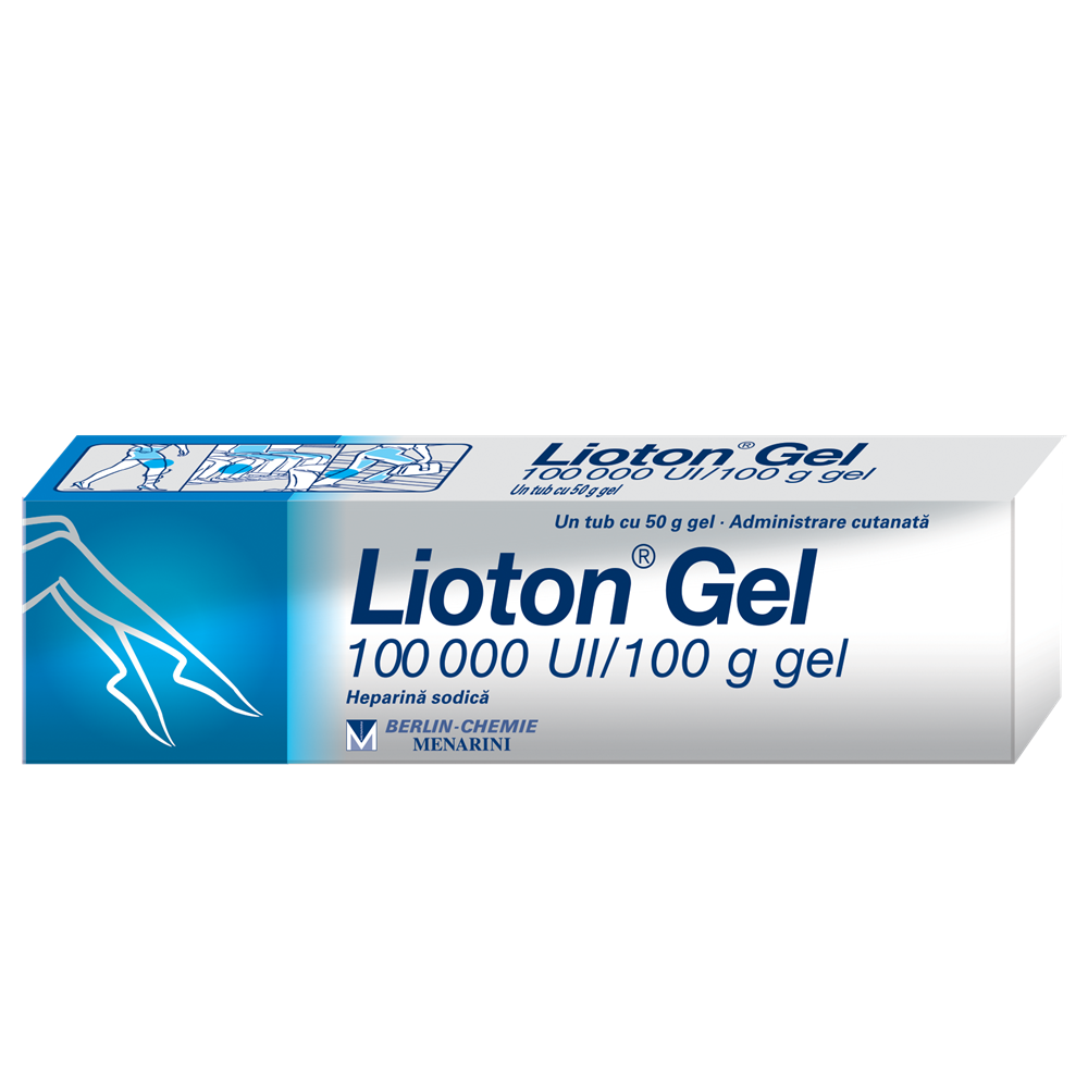 Lioton Gel, 100000 U.I./100 g, 50 g, Menarini
