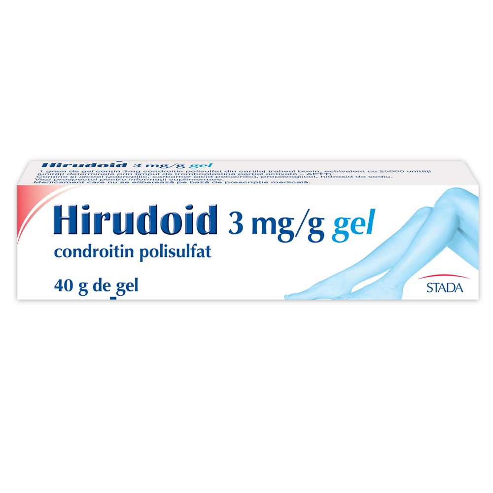 Hirudoid gel, 3 mg/ g, 40 g, Stada