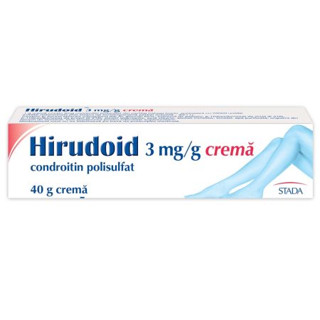 Hirudoid crema, 3mg/g, 40 g, Stada