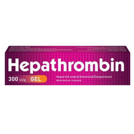 Hepathrombin gel, 300 UI/ g, 40 g, Hemofarm