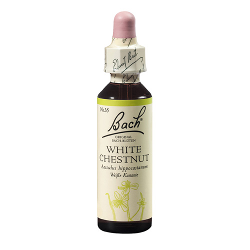 Picaturi castan alb White Chestnut Original Bach, 20 ml, Rescue Remedy