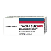 Thrombo Ass, 75 mg, 30 comprimate gastrorezistente, Lannacher