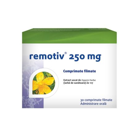 Remotiv, 250 mg, 30 comprimate filmate, Ewopharma