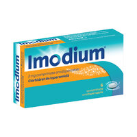 Imodium, 2 mg, 6 comprimate orodispersabile, Mcneil