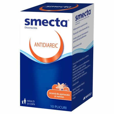 Smecta, 3 g/plic, 10 plicuri, Mayoly Spindler Lab