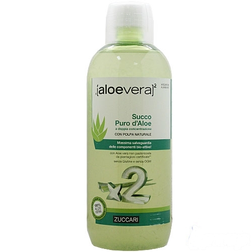 Suc pur de Aloe Vera x2, 1000 ml, Zuccari