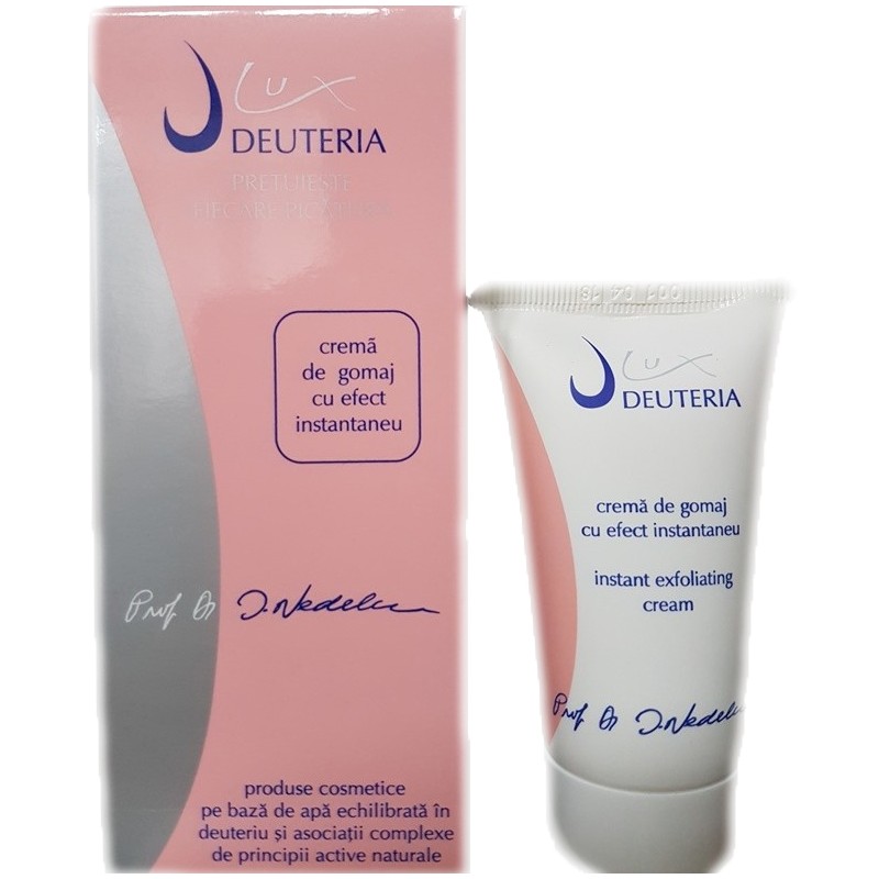 Crema de gomaj cu efect instantaneu, 50 ml, Deuteria Cosmetics