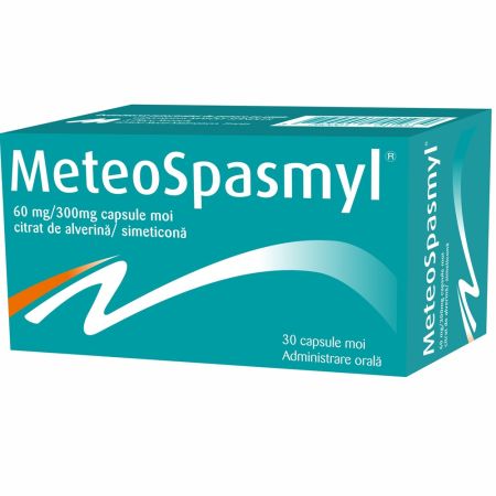 Meteospasmyl, 60 mg/300mg, 30 capsule moi, Laboratoires Mayoly Spindler