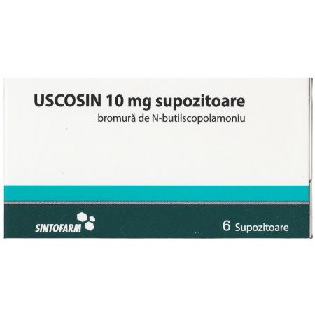 Uscosin, 6 supozitoare, Sintofarm