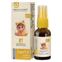 Spray cu propolis si musetel PufyPUF, 20 ml, Dacia Plant