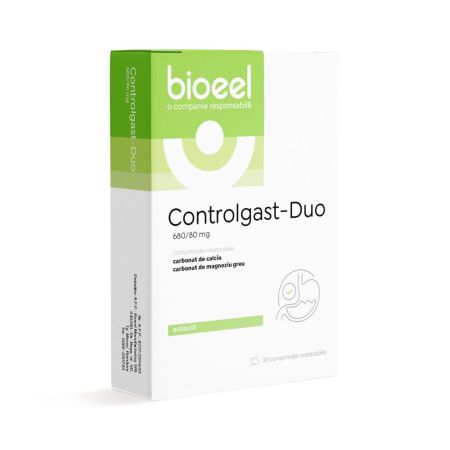 Controlgast Duo, 680/80mg, 30 comprimate, Bioeel