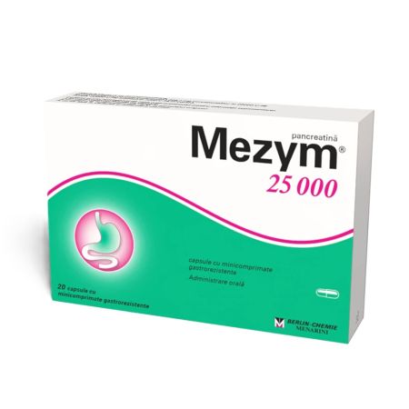 Mezym 25000, 20 capsule, Berlin-Chemie Ag