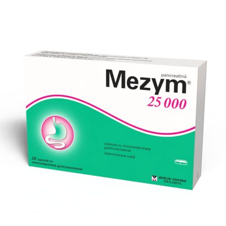 Mezym 25000, 20 comprimate, Berlin-Chemie Ag