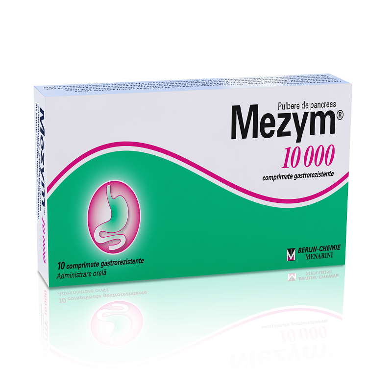 Mezym 10000, 10 comprimate, Berlin-Chemie Ag