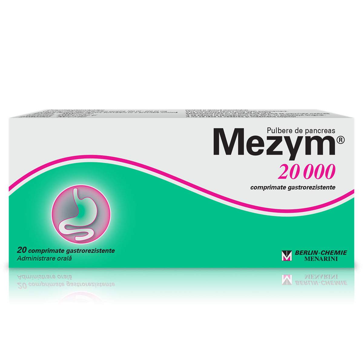 Mezym 20000, 20 comprimate, Berlin-Chemie Ag