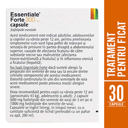 Essentiale Forte, 300 mg, 30 capsule, Sanofi 604182