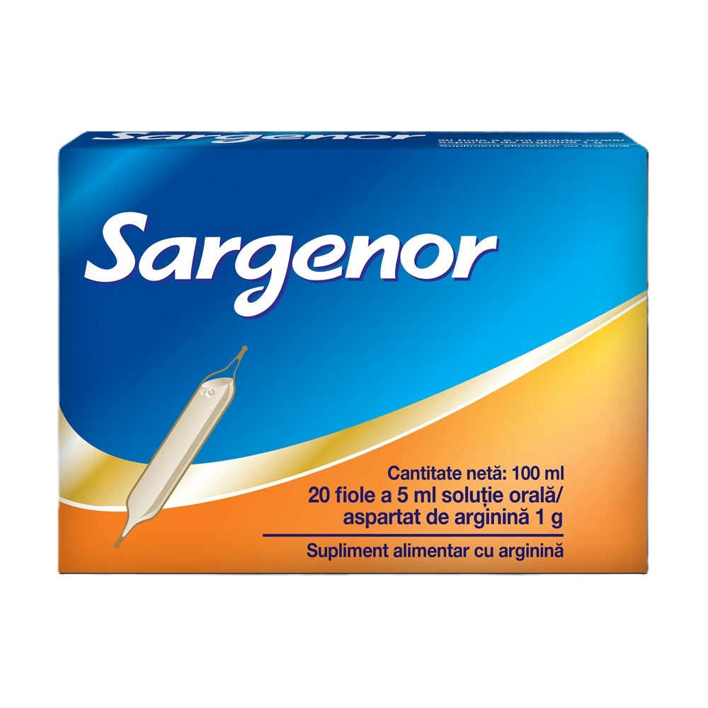 Solutie orala Sargenor, 20 fiole, Meda Pharma