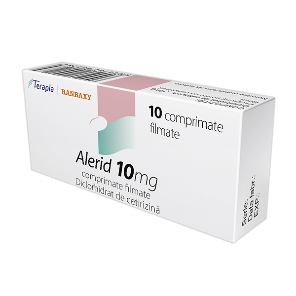 Alerid, 10 mg, 10 comprimate filmate, Terapia