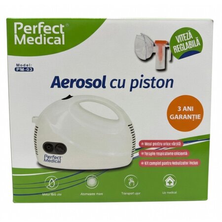 Aerosol cu piston cu viteza reglabila, PM-03, Perfect Medical 724029