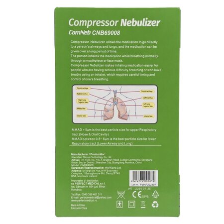 Aerosol cu piston cu viteza reglabila, PM-03, Perfect Medical 724031