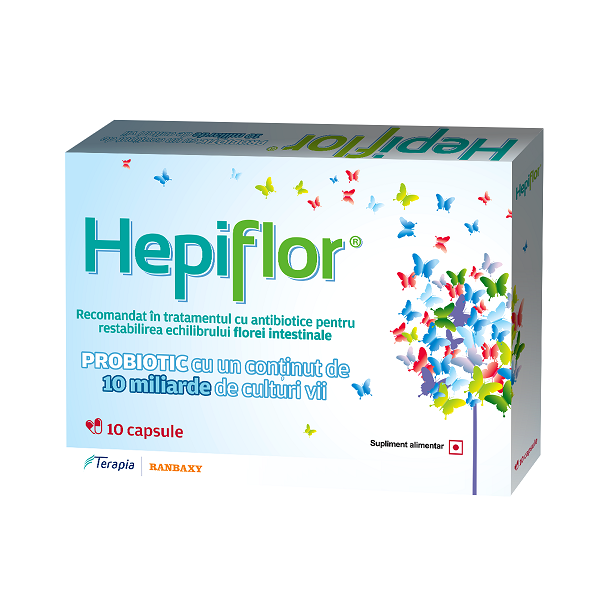 Hepiflor adulti, 10 capsule, Terapia