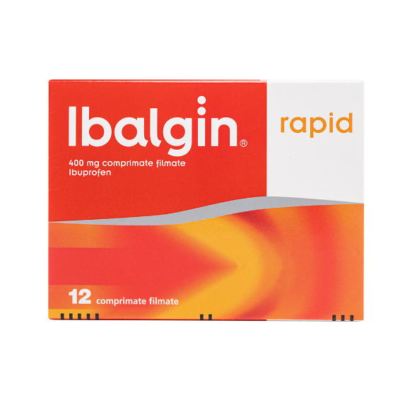 Ibalgin Rapid, 400 mg, 12 comprimate filmate, Sanofi