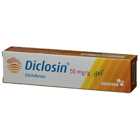 Diclosin gel, 50 mg/g, 40 g, Sintofarm 704063