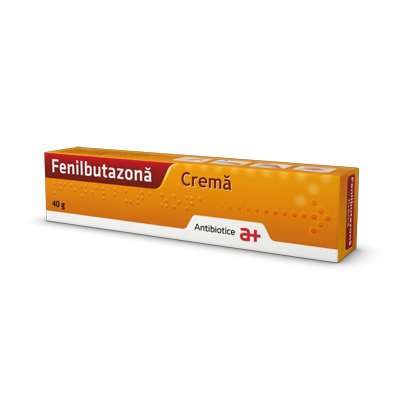 Fenilbutazona Atb crema, 40 mg/g, 40 g, Antibiotice SA