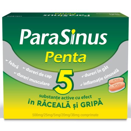 Parasinus Penta, 24 comprimate, Gsk
