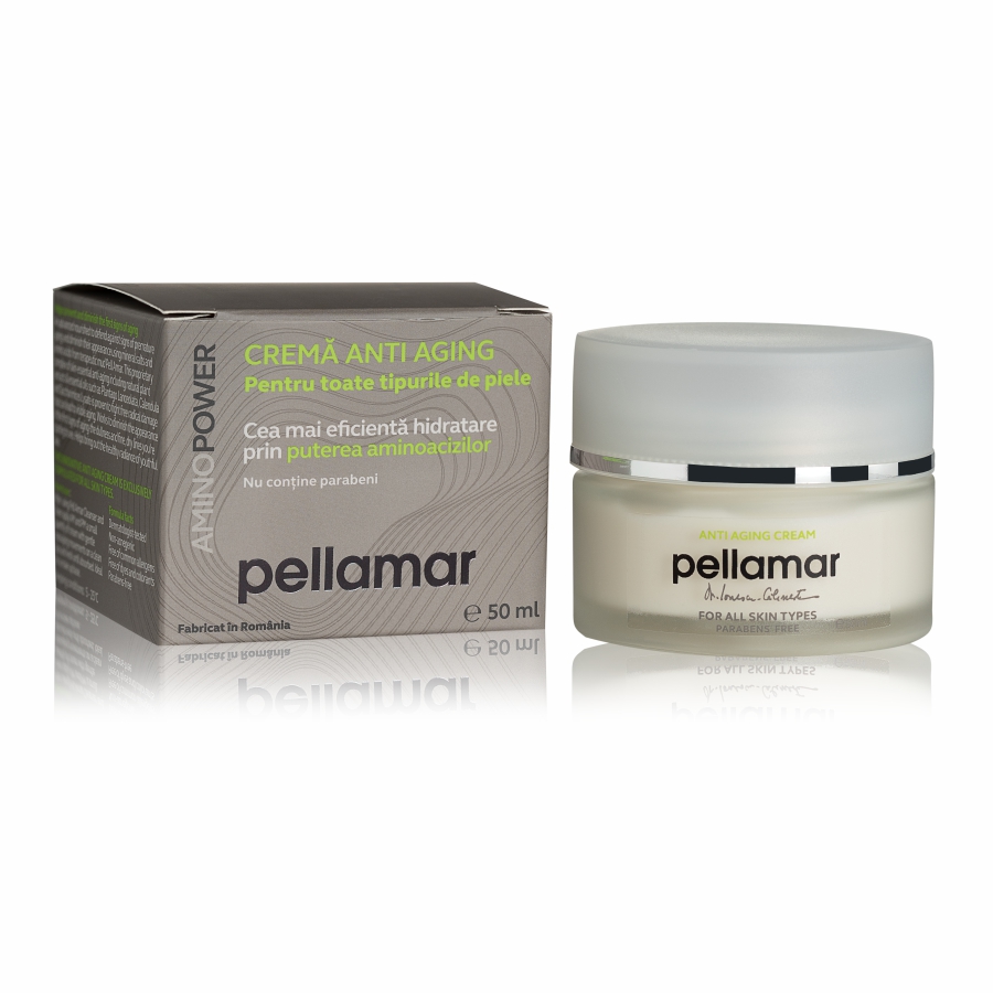 Crema anti-aging pentru toate tipurile de piele AminoPower, 50 ml, Pellamar