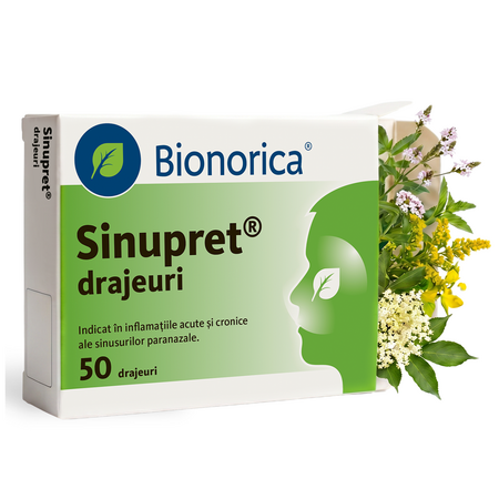 Sinupret, 50 drajeuri, Bionorica 748606