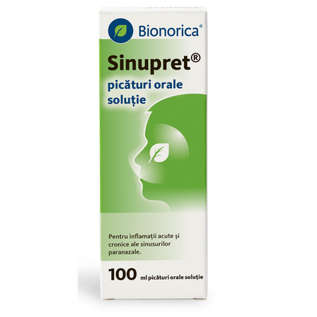 Sinupret picaturi orale solutie, 100 ml, Bionorica