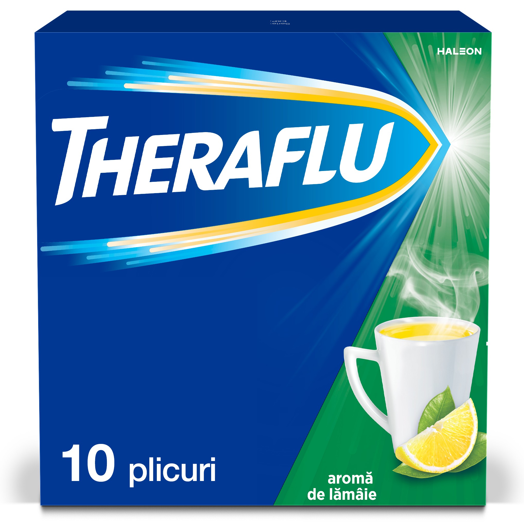 Theraflu Sinus raceala si gripa, 650mg/10mg, 10 plicuri, Haleon