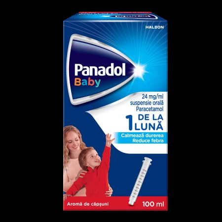 Panadol Baby suspensie orală, 24 mg/ml, 100 ml, Gsk