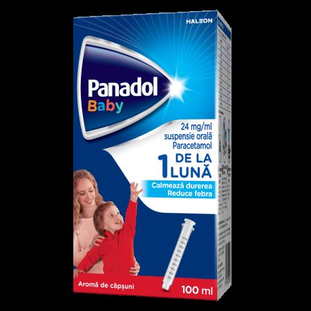 Panadol Baby suspensie orală, 24 mg/ml, 100 ml, Haleon 706904