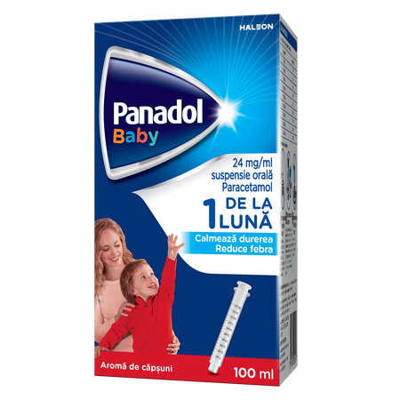 Panadol Baby suspensie orală, 24 mg/ml, 100 ml, Haleon 706904